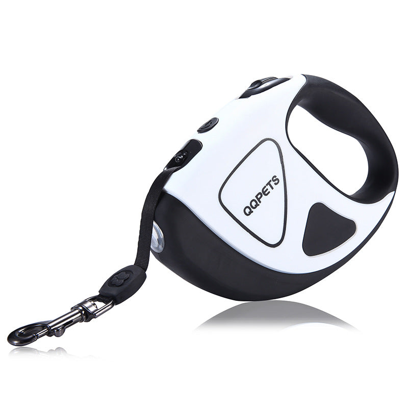 Automatic Retractable LED Dog Leash with Fiber Rope