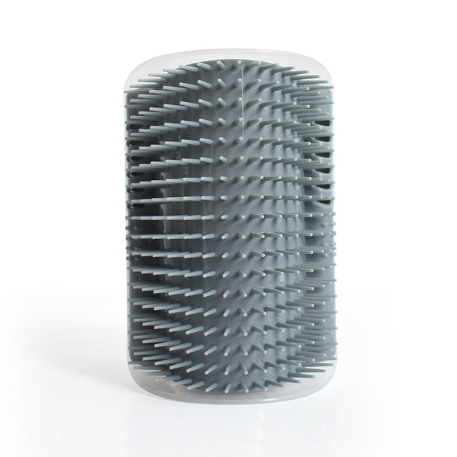 Cat Self Groomer Wall Corner Massage Comb with Catnip