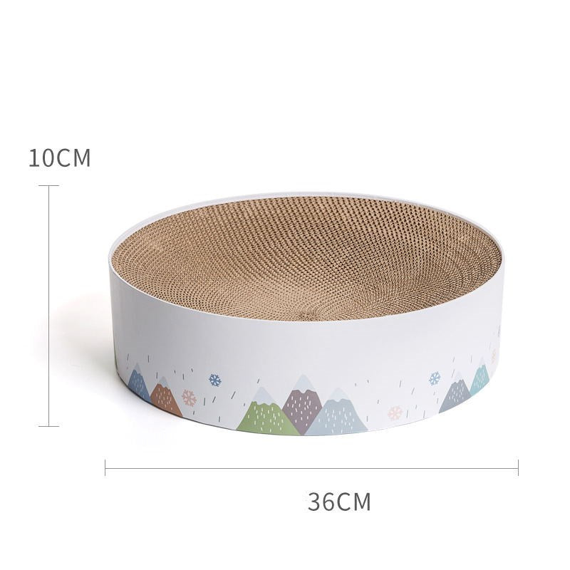 Cat Scratching Bowl Toy with Corrugated Cardboard