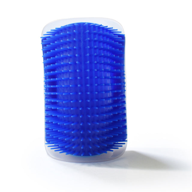 Cat Self Groomer Wall Corner Massage Comb with Catnip