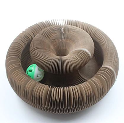Transformable Corrugated Cat Scratch Board – Durable, No-Shedding Wear-Resistant Cardboard Toy
