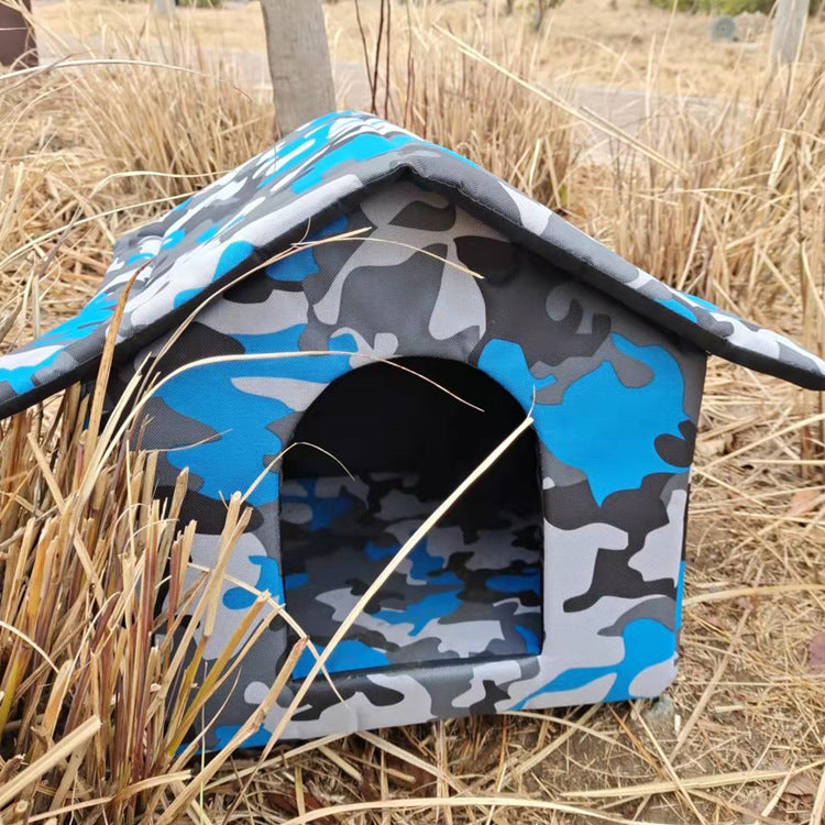 Waterproof Oxford Cloth Outdoor Cat and Dog Kennel