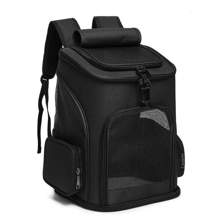 Portable Expandable Pet Backpack for Cats and Dogs